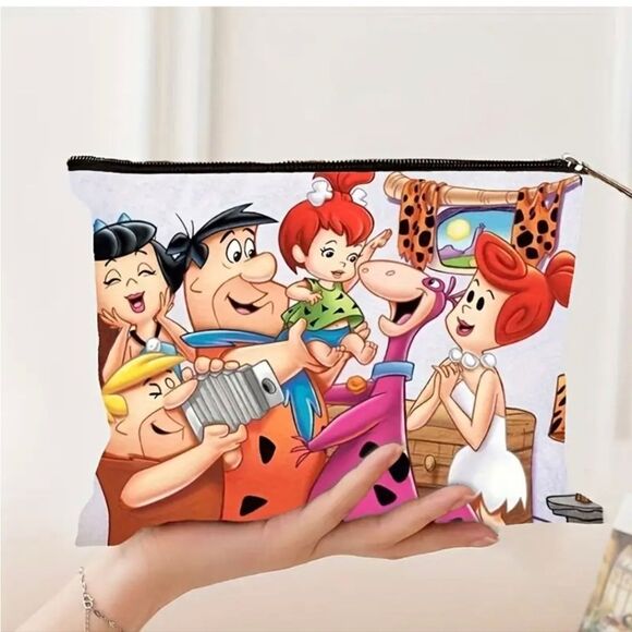 Flintstones Toiletry Makeup Canvas Bag - Picture 4 of 6